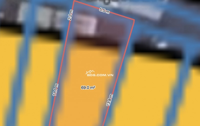 Bán Nhà Chính Chủ 69m² – Sát Ga Cát Linh, cách Phố Hào Nam 20m